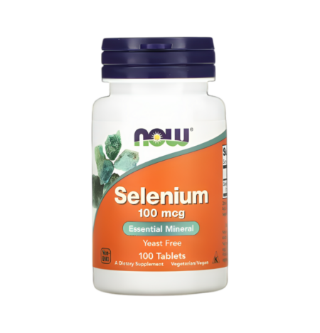 NOW Foods Selenium 100mcg 100 Tabletter