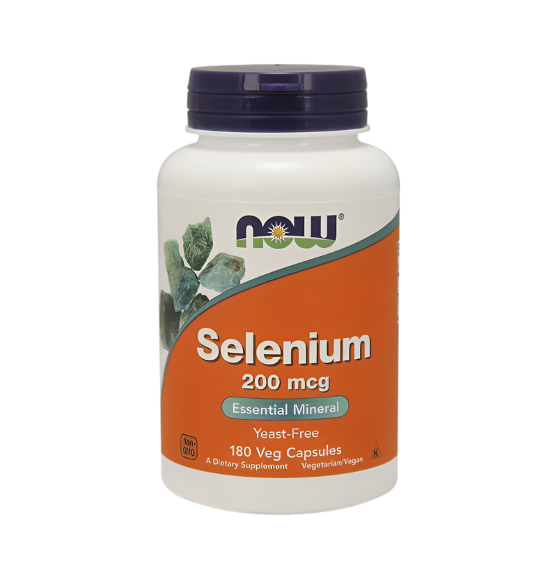 NOW Foods Selenium 200mcg 180 Kapslar