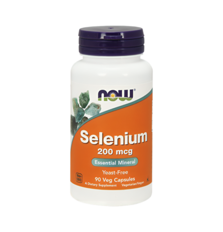 NOW Foods Selenium 200mcg 90 Kapslar