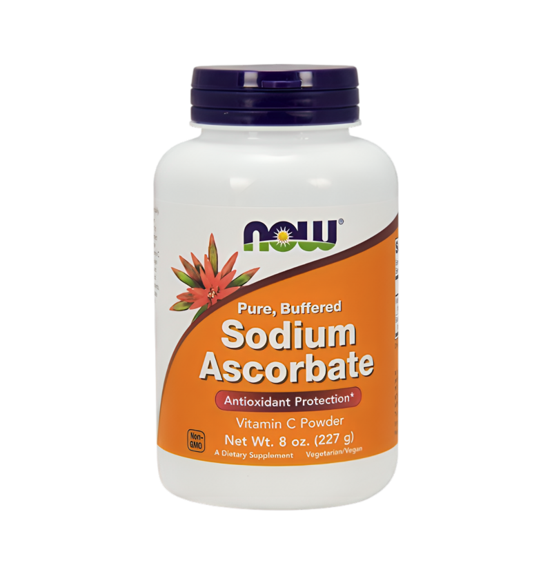 NOW Foods Sodium Ascorbate Buffrat 227g Pulver