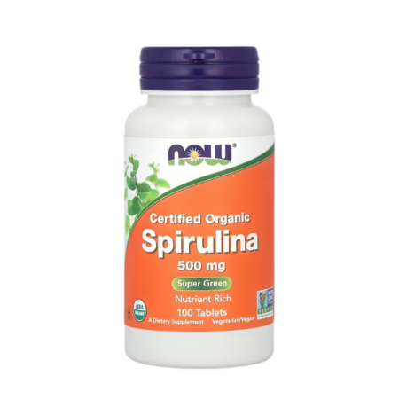 NOW Foods Spirulina 500mg 100 Tabletter