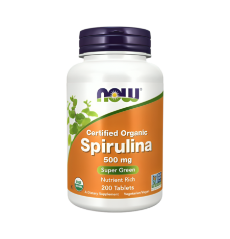 NOW Foods Spirulina 500mg 200 Tabletter