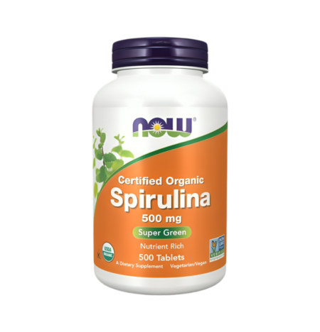 NOW Foods Spirulina 500mg 500 Tabletter