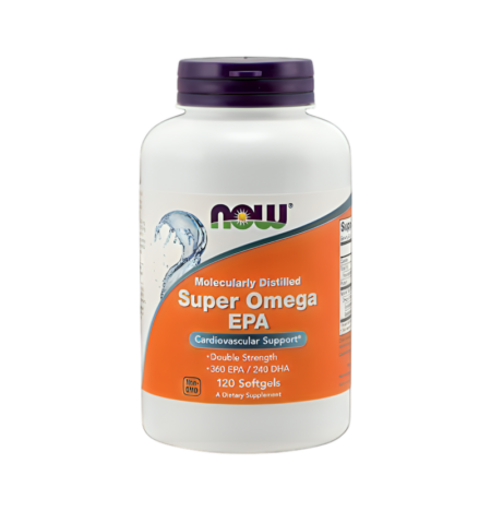 NOW Foods Super Omega EPA Molecularly Distilled 120 Mjuka Gelkapslar