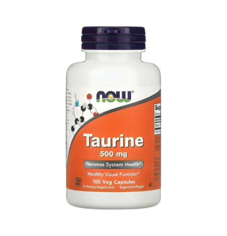 NOW Foods Taurine 500mg 100 Kapslar