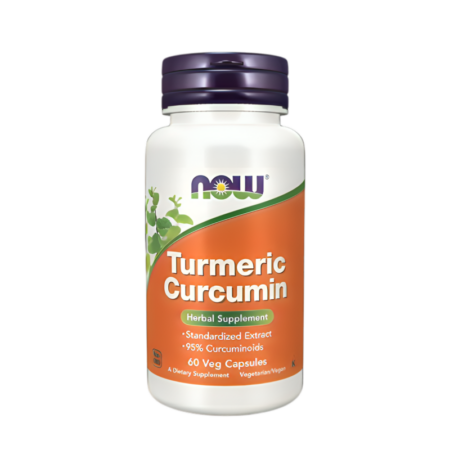NOW Foods Turmeric Curcumin 60 Kapslar