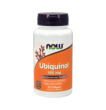 NOW Foods Ubiquinol 100mg 60 Mjuka gelkapslar