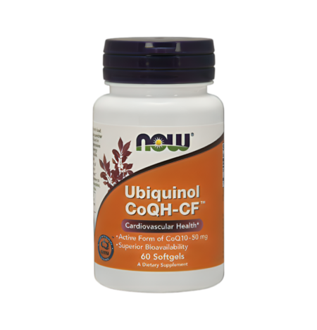NOW Foods Ubiquinol CoQH-CF 60 Mjukgelkapslar