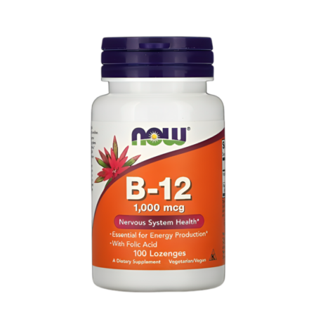 NOW Foods Vitamin B-12 1000µg 100 Sugtabletter