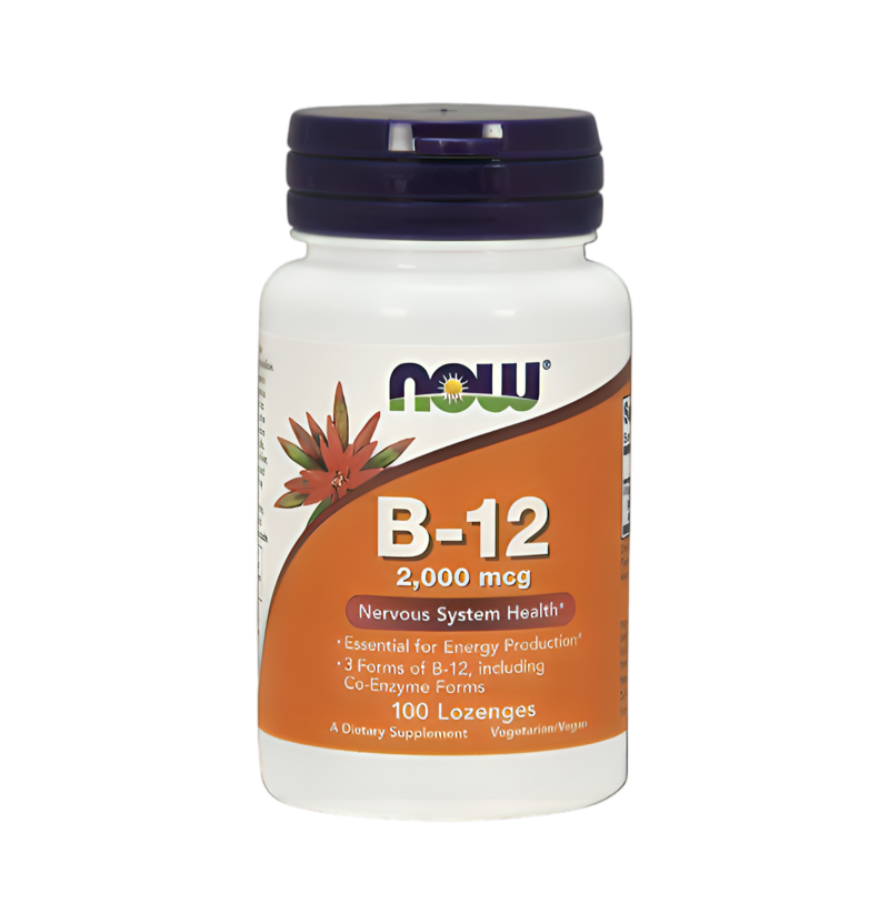 NOW Foods Vitamin B-12 2000µg 100 Sugtabletter