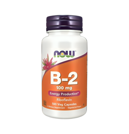 NOW Foods Vitamin B-2 Riboflavin 100mg 100 Kapslar
