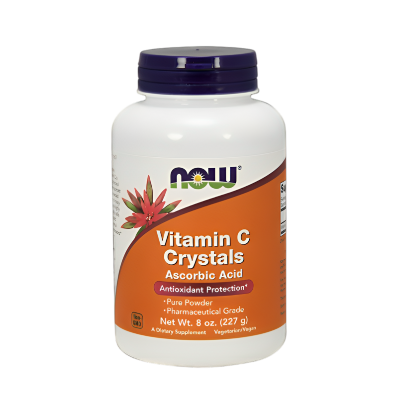 NOW Foods Vitamin C Kristaller 227g