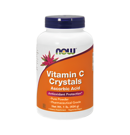 NOW Foods Vitamin C 454g Kristaller