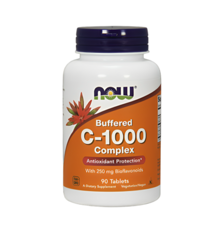 NOW Foods Vitamin C-1000 Complex - Buffered with 250mg Bioflavonoids 90 Tabletter