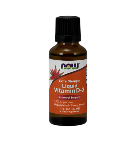 NOW Foods Vitamin D-3 Flytande 1000IU 30ml