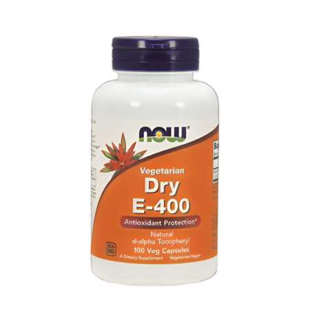 NOW Foods Vitamin E-400 Dry, Vegetarian 100 Kapslar