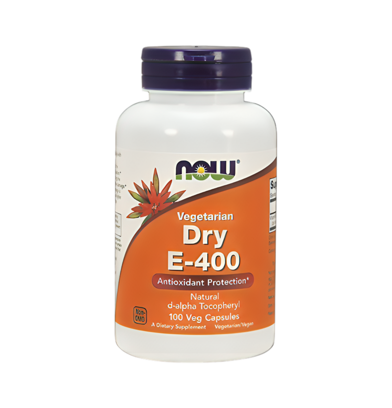 NOW Foods Vitamin E-400 Dry, Vegetarian 100 Kapslar