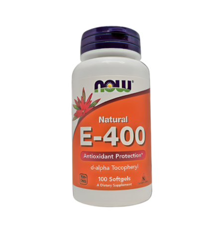 NOW Foods Vitamin E-400 Natural 100 Mjuka gelkapslar