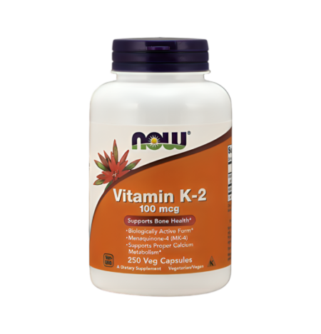 NOW Foods Vitamin K-2 100µg 250 Kapslar