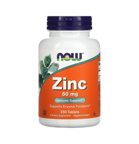 NOW Foods Zinc 50mg 250 Tabletter