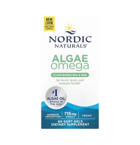 Nordic Naturals Algae Omega 715mg Omega 3 60 Mjuka gelkapslar
