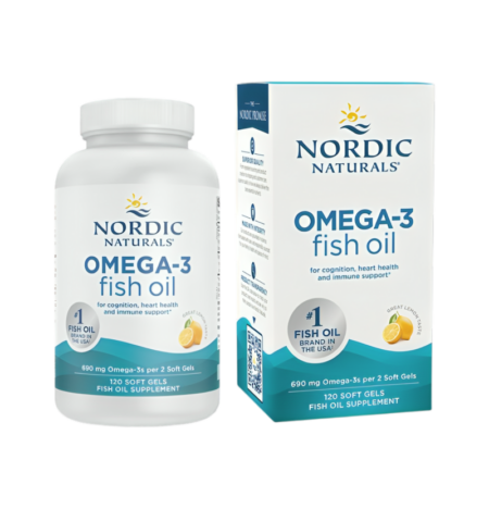 Nordic Naturals Omega-3 690mg Lemon 120 Mjukgelkapslar