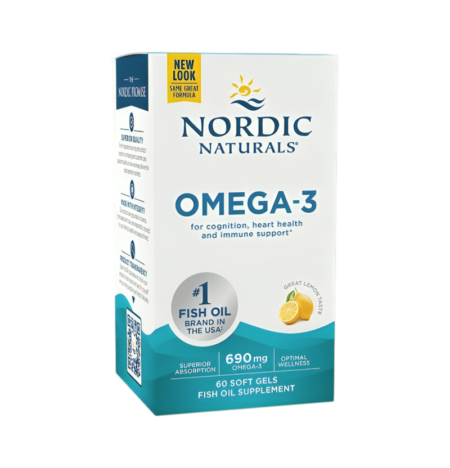 Nordic Naturals Omega-3 690mg Lemon 60 Mjuka Kapslar