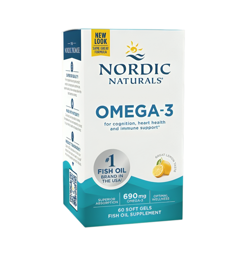 Nordic Naturals Omega-3 690mg Lemon 60 Mjuka Kapslar