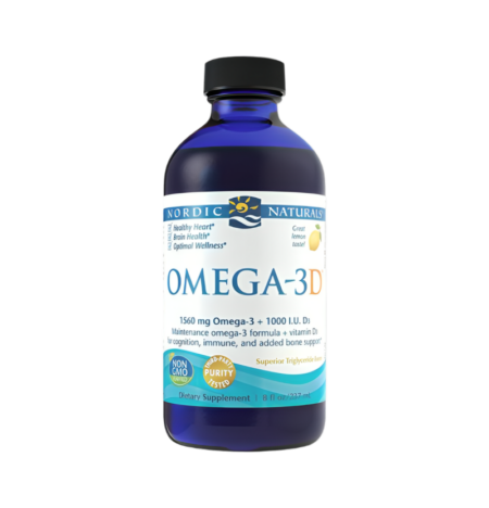 Nordic Naturals Omega-3D 1560mg Lemon 237ml