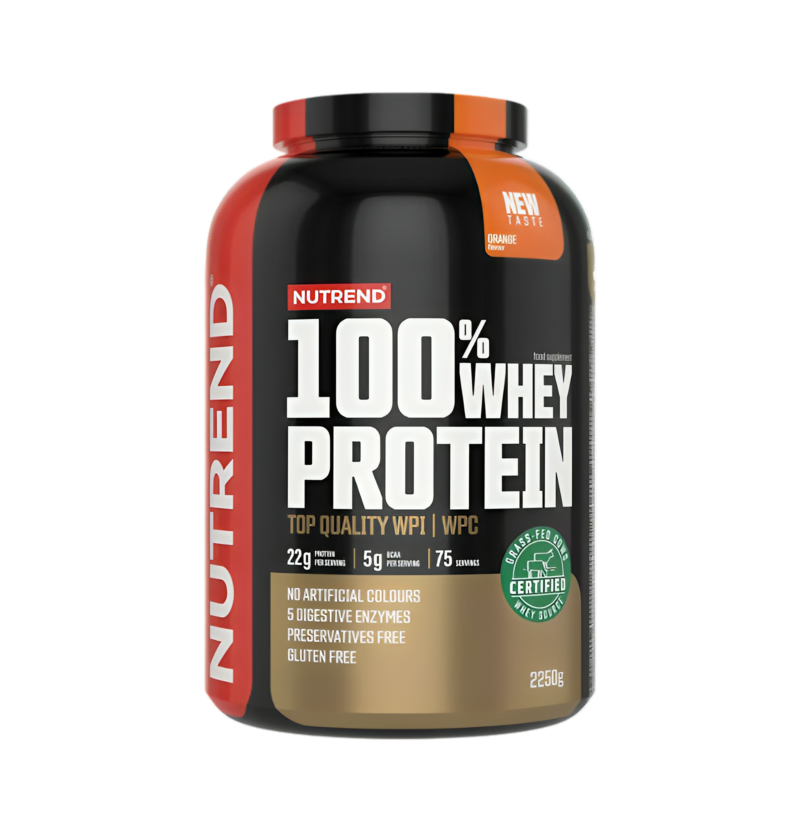 Nutrend 100% Whey Protein Orange 2250g Pulver