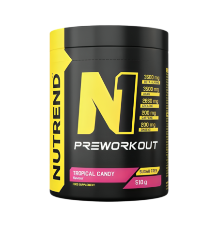 Nutrend N1 Pre-Workout Tropical Candy 510g