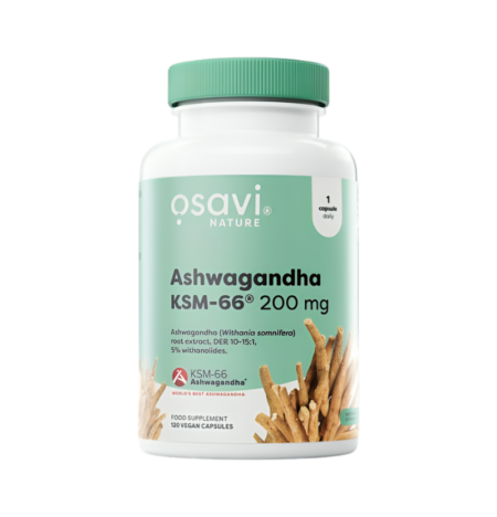 Osavi Ashwagandha KSM-66 200mg 120 Veganska Kapslar
