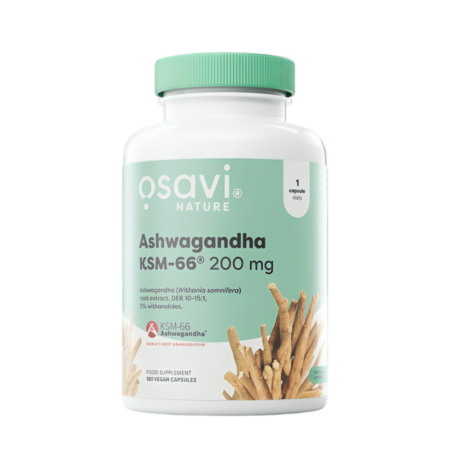 Osavi Ashwagandha KSM-66 200mg 180 Veganska Kapslar