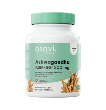 Osavi Ashwagandha KSM-66 200mg 60 Veganska Kapslar