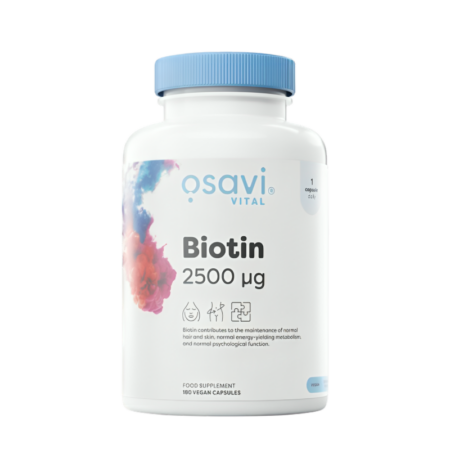 Osavi Biotin 2500µg 180 Veganska Kapslar