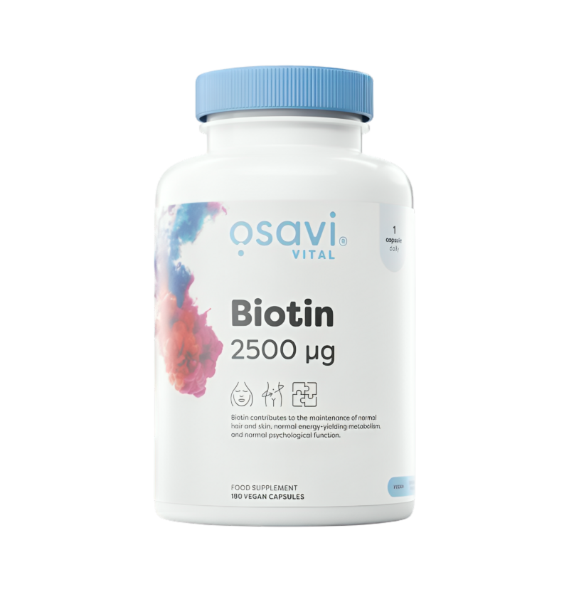 Osavi Biotin 2500µg 180 Veganska Kapslar