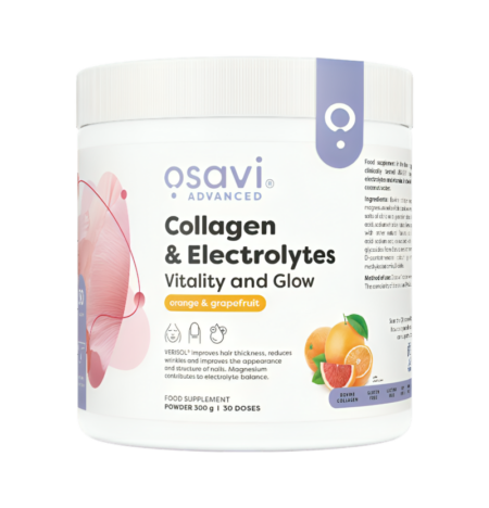 Osavi Collagen Electrolytes Vitality and Glow Orange & Grapefruit 300g