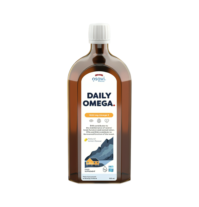 Osavi Daily Omega 1600mg Omega 3 (Natural Lemon) 500ml