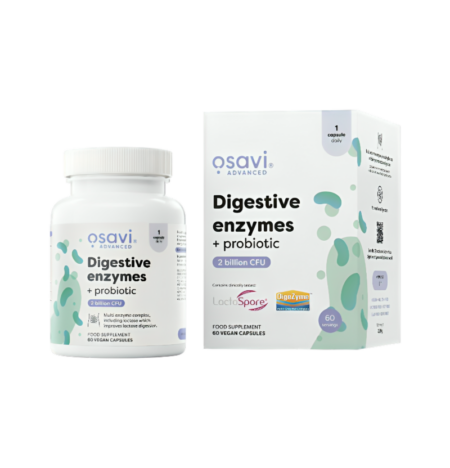 Osavi Digestive enzymes + probiotic 60 Veganska Kapslar