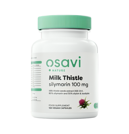 Osavi Milk Thistle, Silymarin 100mg 120 Veganska Kapslar