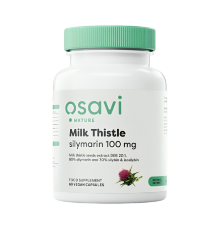 Osavi Milk Thistle, Silymarin 100mg 60 Kapslar