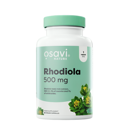Osavi Rhodiola 500mg 60 Veganska Kapslar