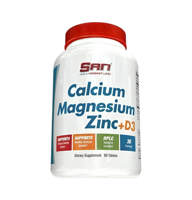 SAN Calcium Magnesium Zinc + D3 90 Tabletter