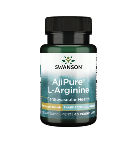 Swanson AjiPure L-Arginine 500mg 60 Kapslar