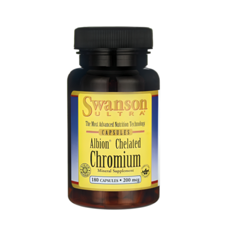 Swanson Albion Chelated Chromium 200mcg 180 Kapslar
