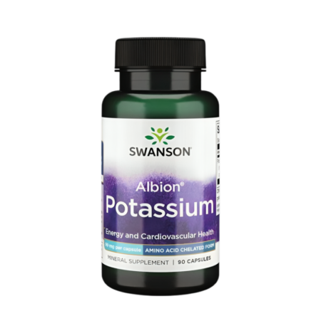 Swanson Albion Potassium 99mg 90 Kapslar
