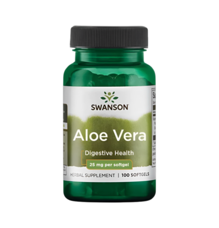 Swanson Aloe Vera 25mg 100 Mjuka gelkapslar