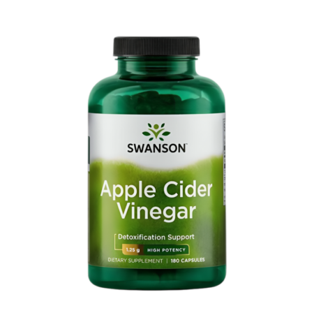 Swanson Apple Cider Vinegar 1250mg Hög styrka 180 Kapslar