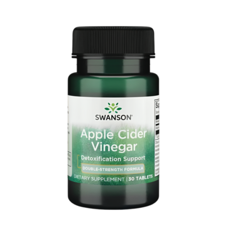 Swanson Apple Cider Vinegar 200mg Double-Strength 30 Tabletter