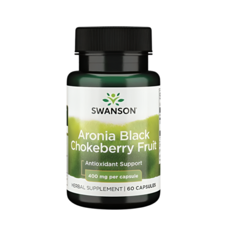 Swanson Aronia Black Chokeberry Fruit 400mg 60 Kapslar
